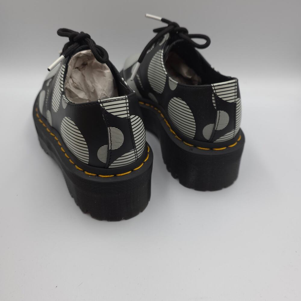 Dr. Martens 1461 Polka Dot Smooth Leather Platform in Polka Dot Smooth Size 36/5 - Picture 8 of 12